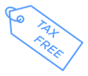 Tax free icon