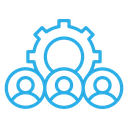 Teamwork Gear Avatars icon