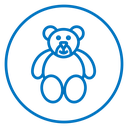 Teddy bear icon