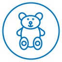 Teddy bear icon