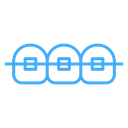 Teeth Braces Archwire icon