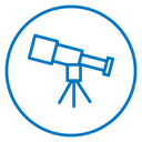 Telescope Color Outline icon
