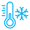 Thermometer cold icon