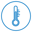 Thermometer half 2 icon