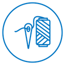 Thread needle icon