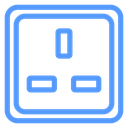 Three-Pin Wall Socket icon