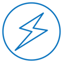 Thunder bolt icon