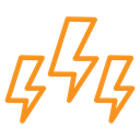 Thunder lightning icon