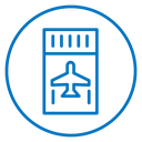 Ticket airline icon