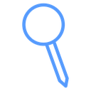 Tilted Push Pin Color Outline icon