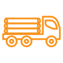 Timber truck icon