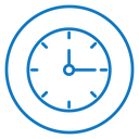 Time clock icon