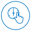 Time Selection Color Outline icon