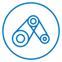 Timing belt icon
