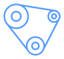 Timing belt icon