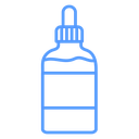 Tincture Dropper Bottle Color Outline icon