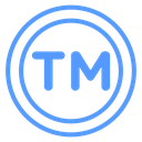 TM Circle Badge Color Outline icon