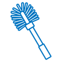 Toilet brush icon