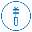 Toilet brush icon