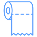 Toilet Paper Color Outline icon