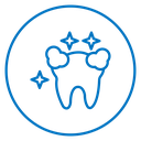 Tooth cleaning icon