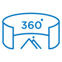 Tour virtual icon
