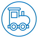Toy train icon