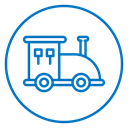 Toy train 2 icon