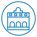 Train station building icon