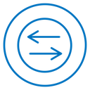 Transfer arrows icon