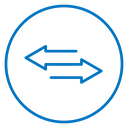 Transfer arrows 2 icon
