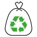 Trash bag icon