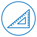 Triangle Ruler icon
