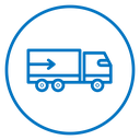 Truck arrow icon