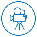 TV camera icon