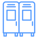 Twin Lockers Color Outline icon