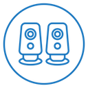 Two Stereo Speakers icon