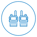 Two way radio icon