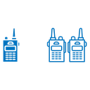 Two way radio icon