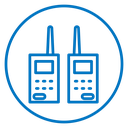 Two way radio icon