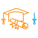 University, college degree icon