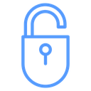 Unlocked Padlock icon