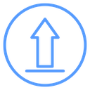 Upload Circle Arrow icon
