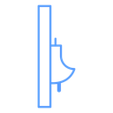 Urinal Color Outline icon
