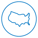 US map icon