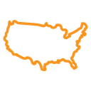 USA Map icon
