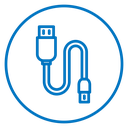 USB cable icon