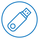 USB pendrive icon