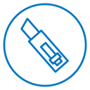 Utility knife icon