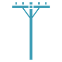 Utility pole 4 icon